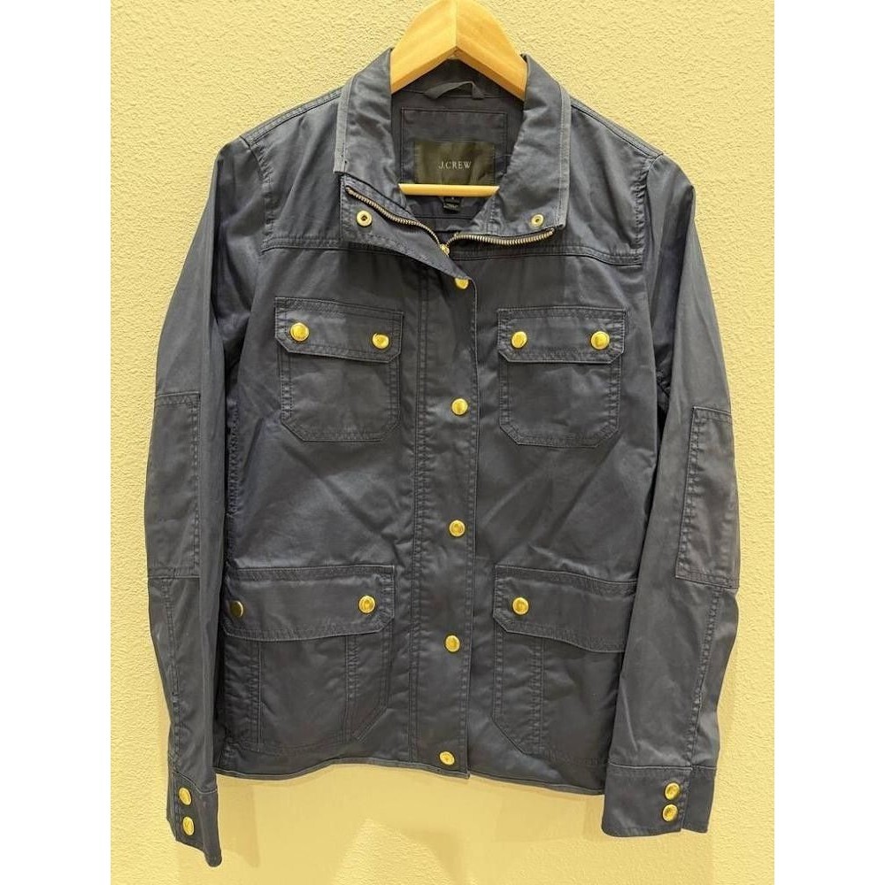 J.Crew Navy Blue Downtown Field Utility Jacket Small